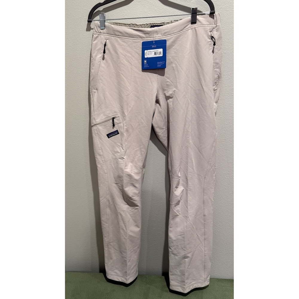 NOS Patagonia‎ Women's Simple Guide Pants Size Large Softshell Tan